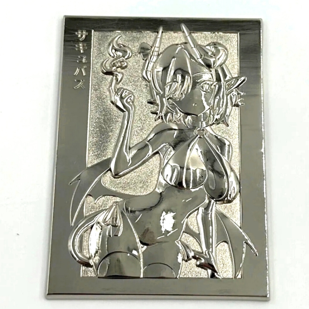GamerSupps GG Waifu Cups Silver Succubus Card Collectible Card